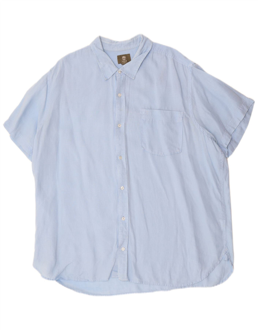 TIMBERLAND Chemise à manches courtes coupe régulière pour homme 3XL Bleu