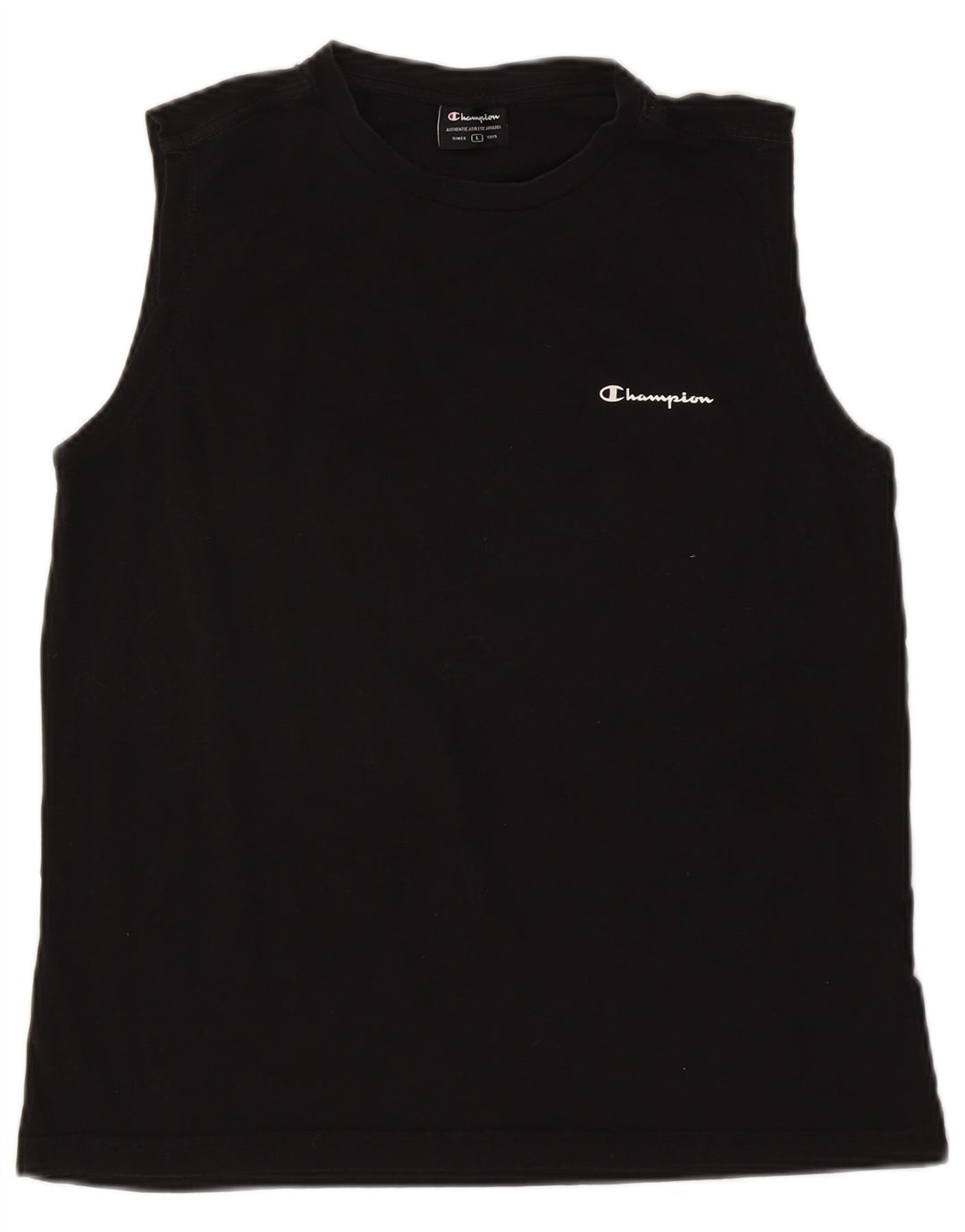 Champion Débardeur Femme UK 16 Large Noir Coton