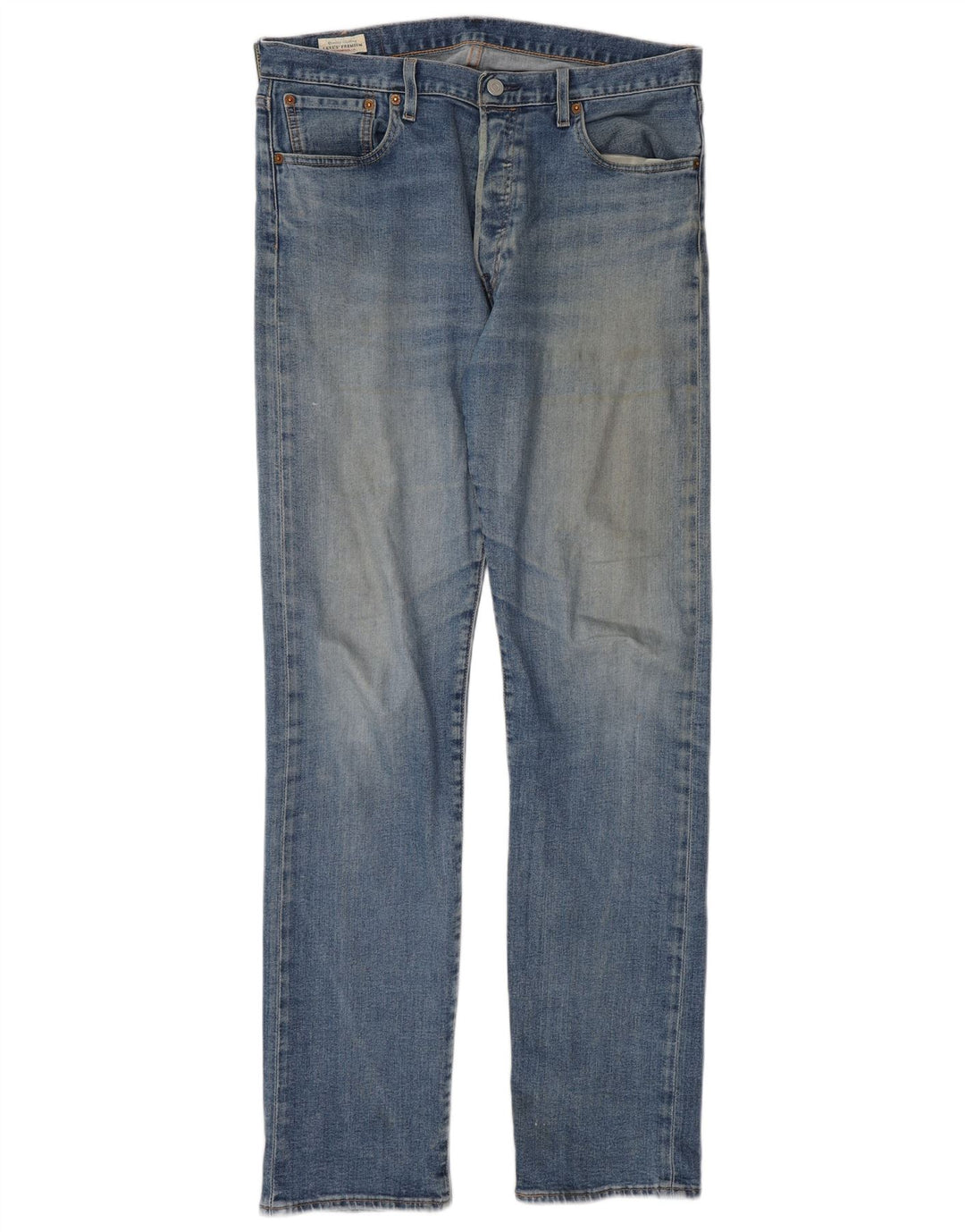 LEVI'S Jean Droit 501 Homme W33 L34 Bleu Coton