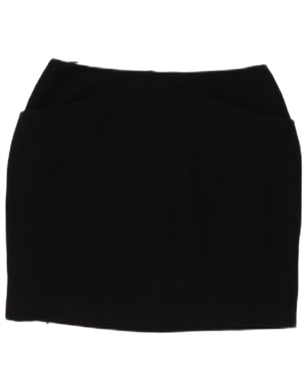 Marella Mini jupe femme UK 10 Small W26 laine noire