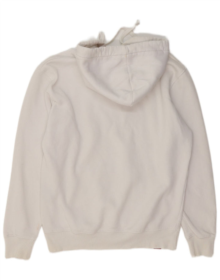 ALPHA INDUSTRIES Pull à capuche graphique pour homme en coton blanc moyen