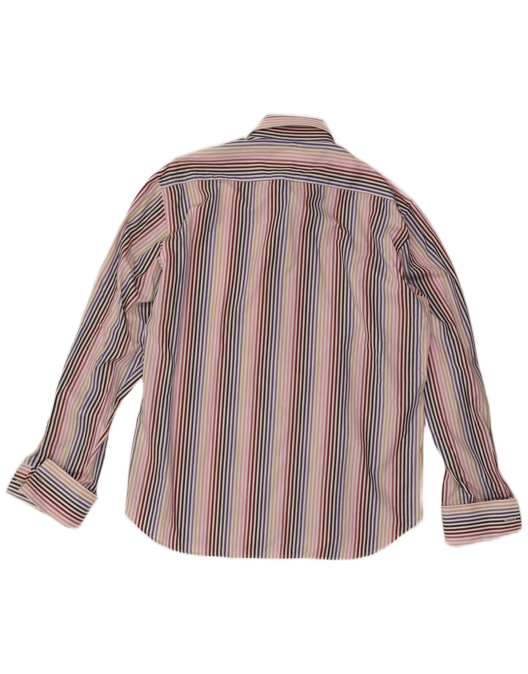 Ted Baker Chemise formelle pour homme Taille 17 1/2 XL Coton rayé multicolore
