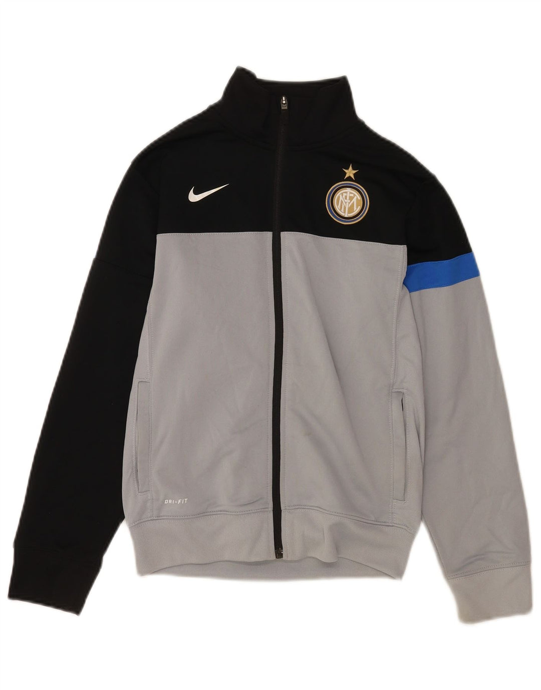 Veste de survêtement Nike Inter Milan pour garçon 10-11 ans Gris moyen