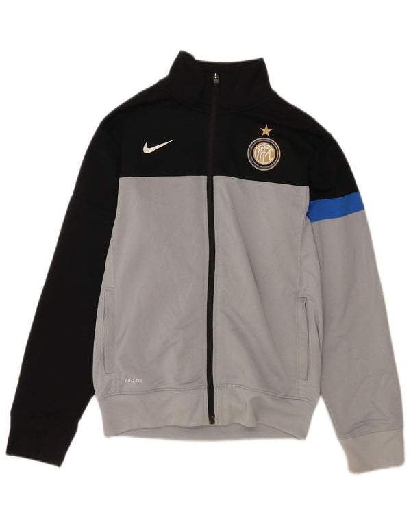 Veste de survêtement Nike Inter Milan pour garçon 10-11 ans Gris moyen