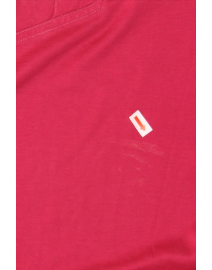 VINTAGE Womens T-Shirt Top UK 12 Medium Pink Vintage Vintage and Second-Hand Vintage from Messina Hembry 