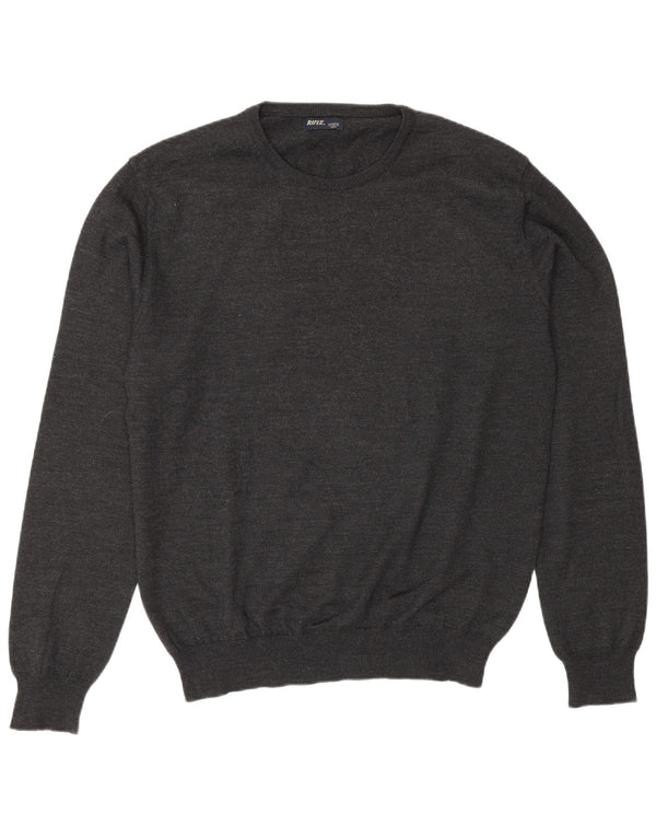 Rifle Pull col rond pour homme 2XL Gris Acrylique