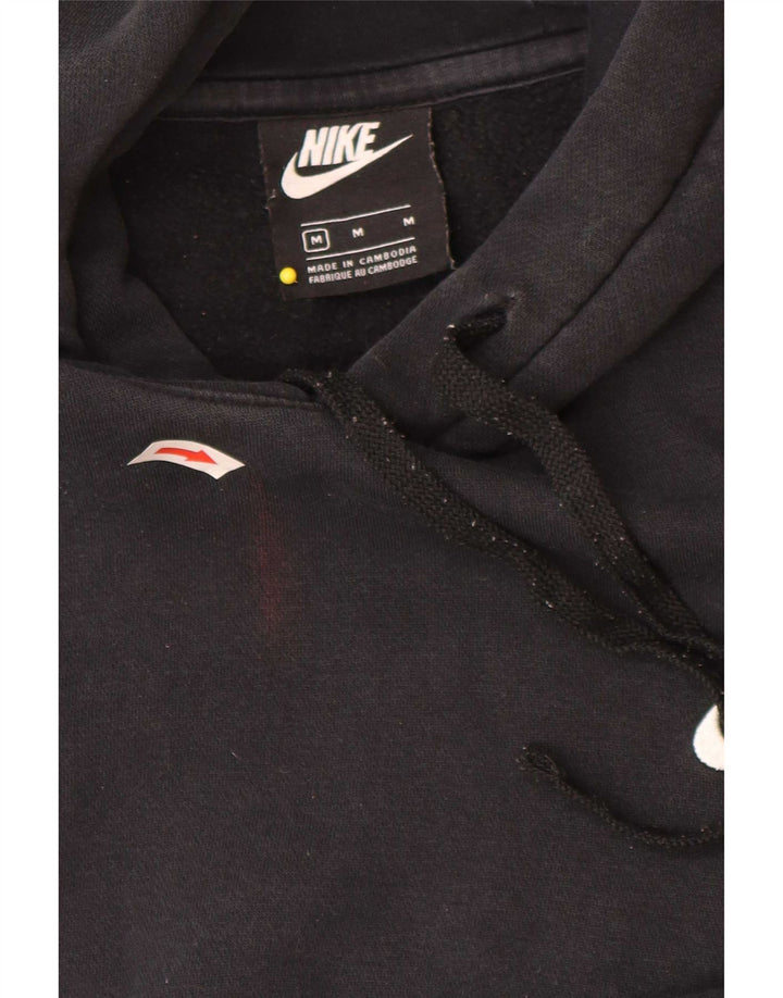 Nike Pull à capuche pour homme en coton noir moyen