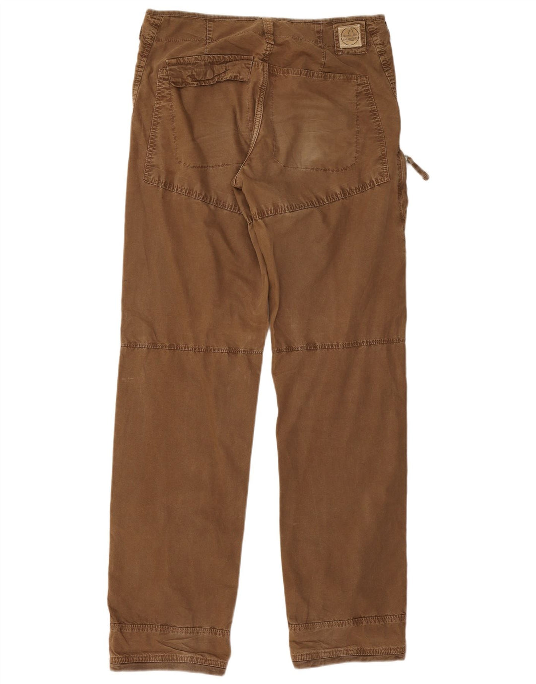 Murphy & Nye Pantalon cargo droit pour homme W33 L34 Marron Coton