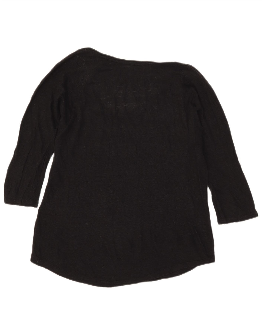 Zara Haut à manches 3/4 pour femme UK 12 Medium Noir