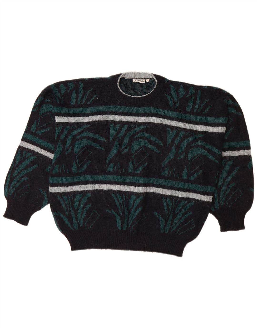 MAGNUM Pull à col rond pour homme IT 52 Large Bleu marine