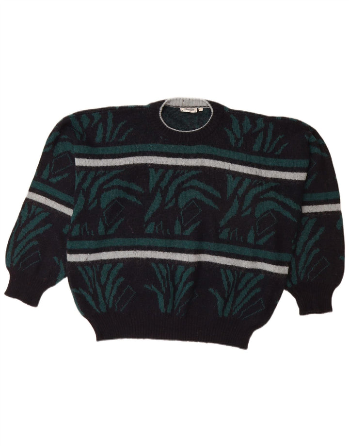 MAGNUM Pull à col rond pour homme IT 52 Large Bleu marine