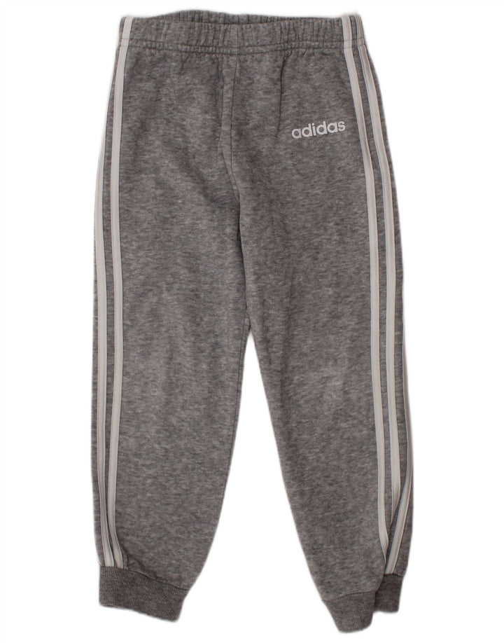 ADIDAS Pantalon de survêtement graphique pour garçon 3-4 ans Gris Coton
