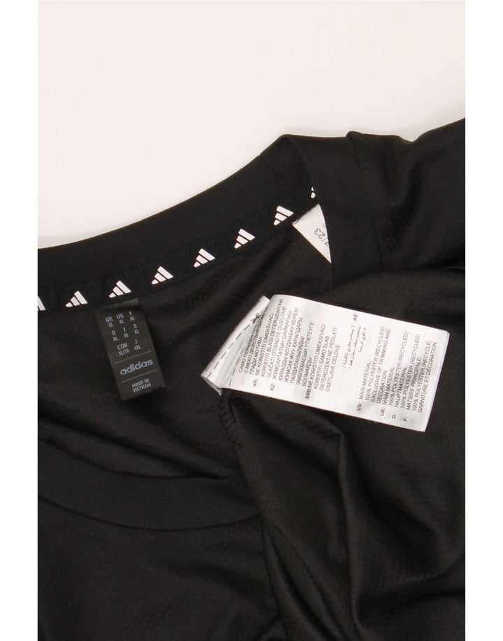 Adidas Hommes Aeroready T-Shirt Top XL Noir Polyester