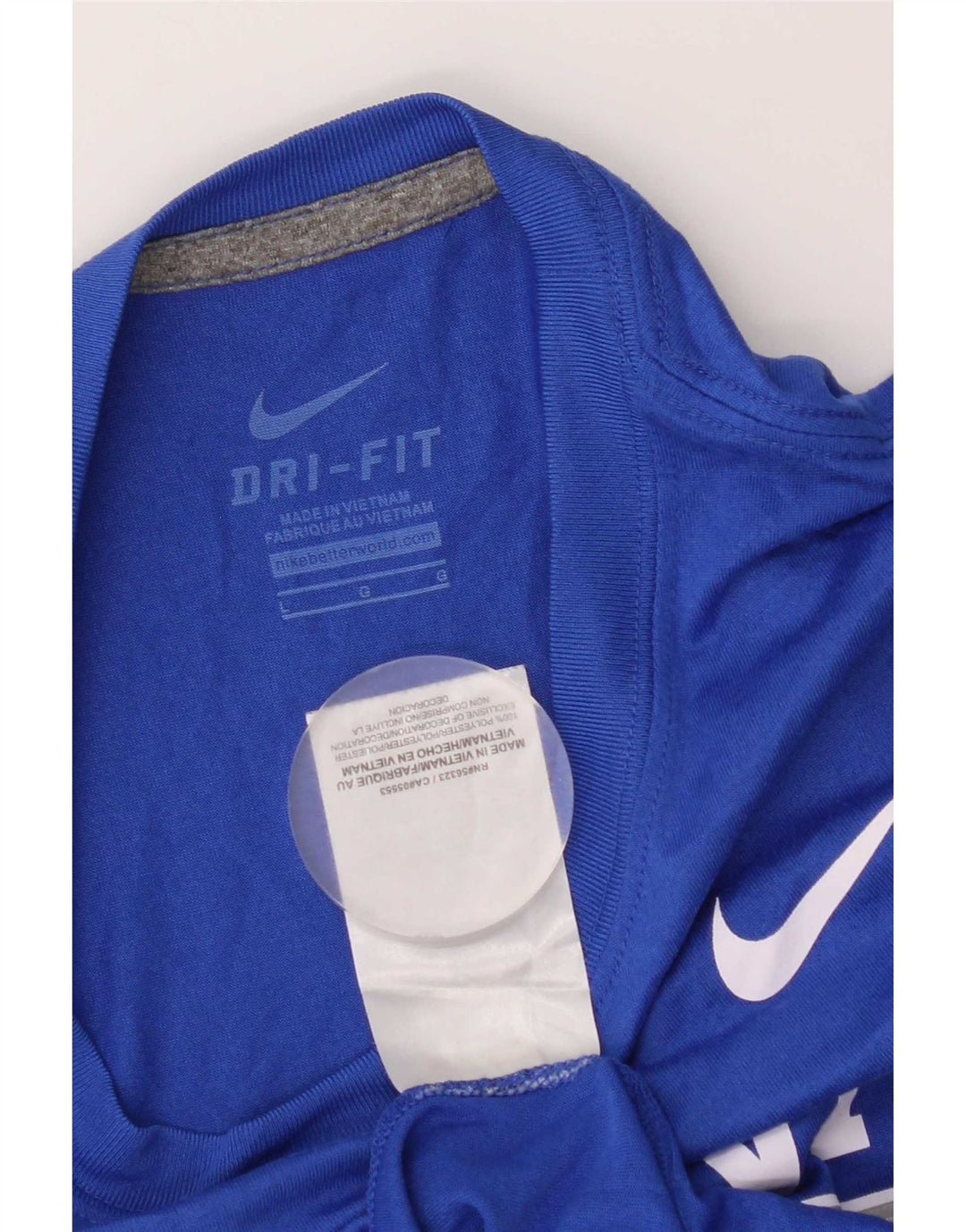 Nike Hommes Blue Devils Baseball Graphique T-Shirt Haut Large Polyester
