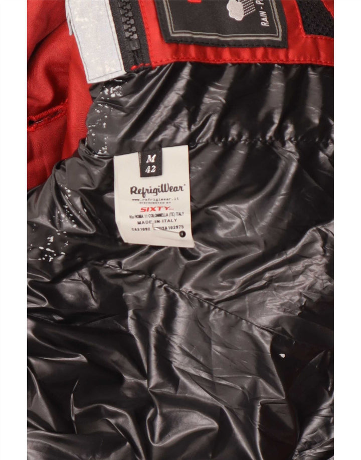 Refrigiwear Veste matelassée à double boutonnage pour femme IT 42 Polyamide rouge moyen