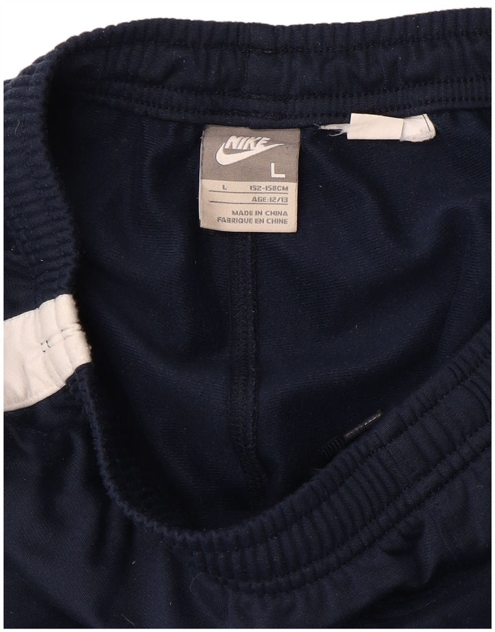 NIKE Pantalon de survêtement pour garçon 12-13 ans Large Bleu Marine Colourblock