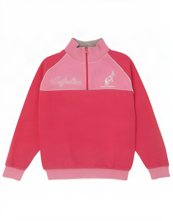 AUSTRALIAN L'ALPINA Sweat-shirt graphique pour femme UK 14 Large Rose