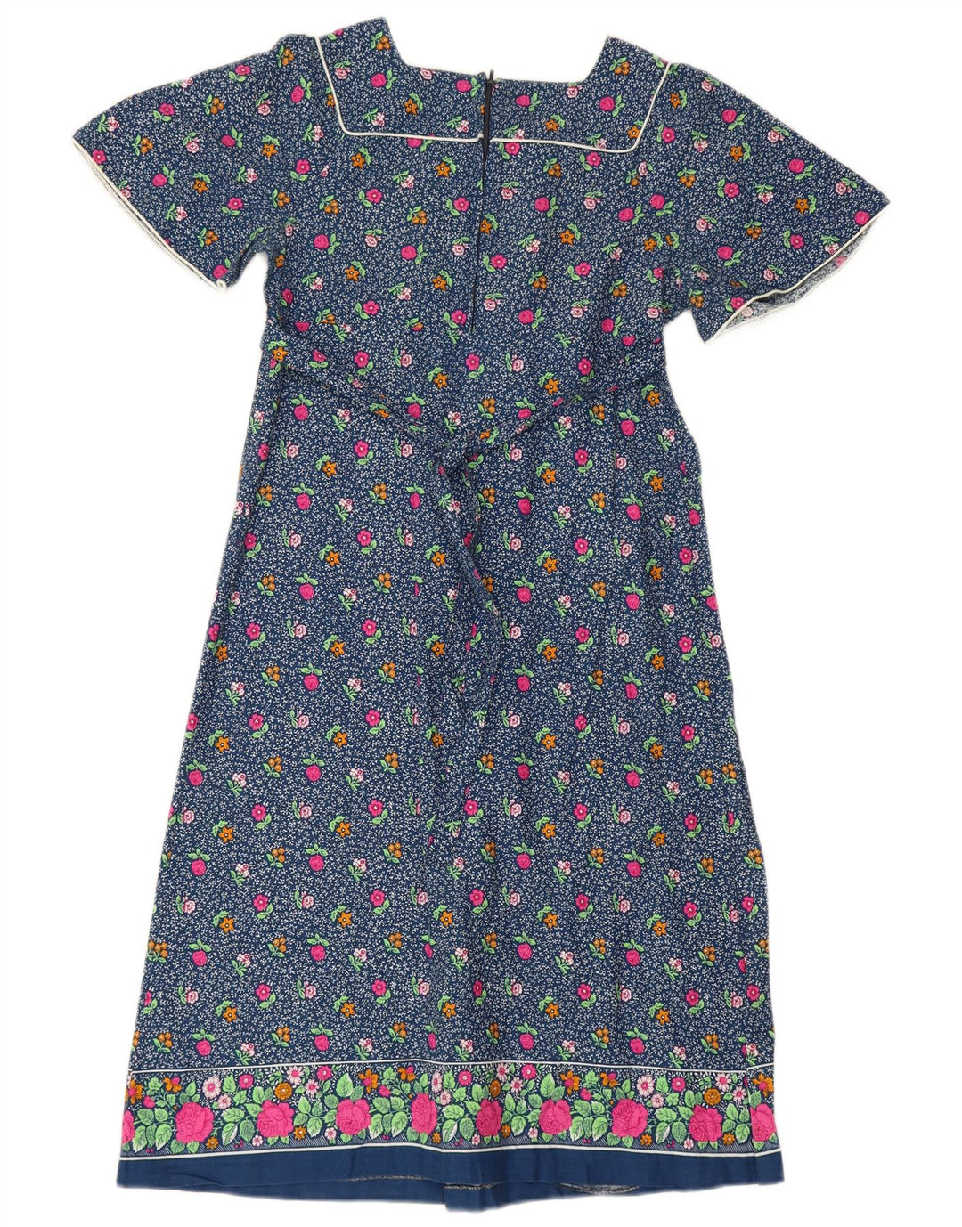 Nuova Moda Femme Robe Maxi IT 44 Bleu Moyen Floral
