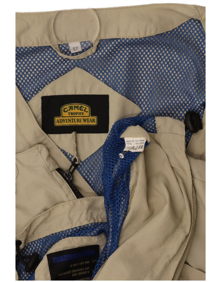 CAMEL Mens Utility Gilet EU 52 XL Beige Polyamide