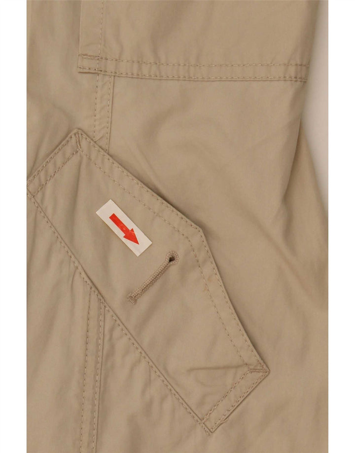 Monsoon Trench-Coat Femme UK 8 Petit Coton Beige