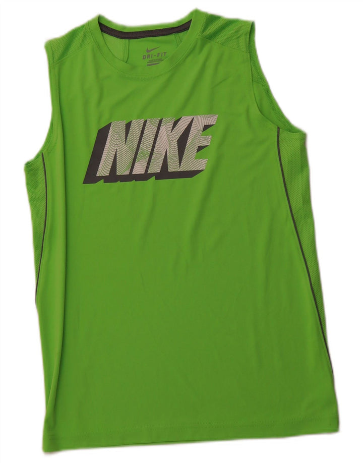 NIKE Garçons Dri Fit Graphic Débardeur 12-13 ans Grand Vert