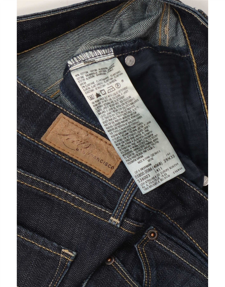 Levi's Jean Slim Femme W29 L32 Bleu Marine Coton