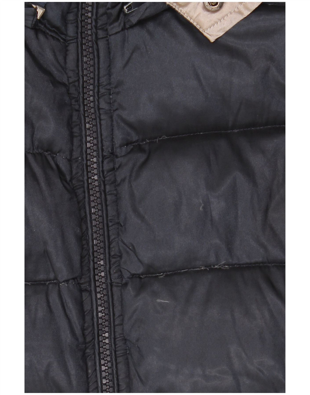 Ellesse Manteau rembourré à capuche pour femme UK 18 XL Noir Polyester