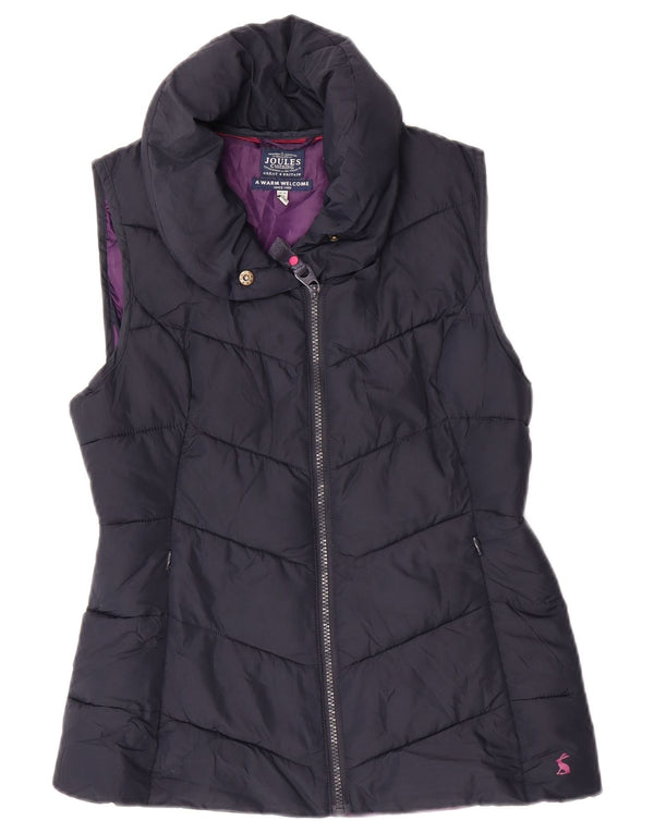 Joules Gilet rembourré pour femme UK 10 Small Bleu marine Polyester