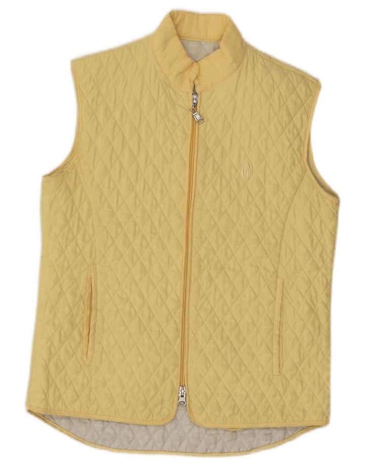 Conte of Florence Gilet matelassé femme IT 40 petit jaune polyester