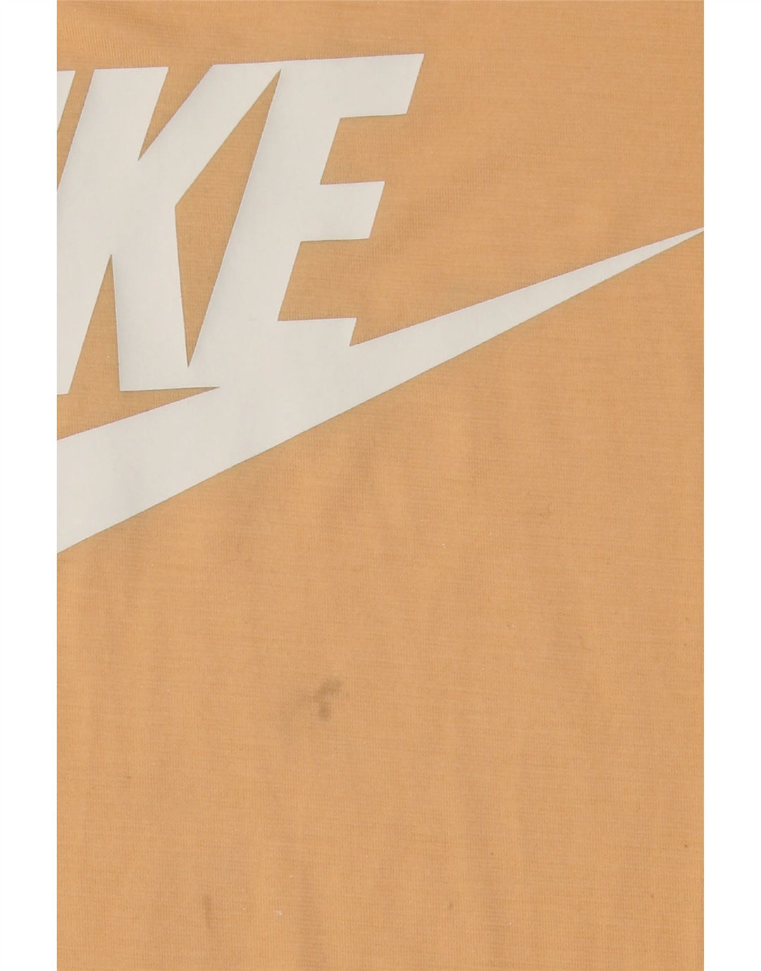 NIKE Womens Graphic T-Shirt Top UK 14 Medium Orange Polyester Vintage Nike and Second-Hand Nike from Messina Hembry 