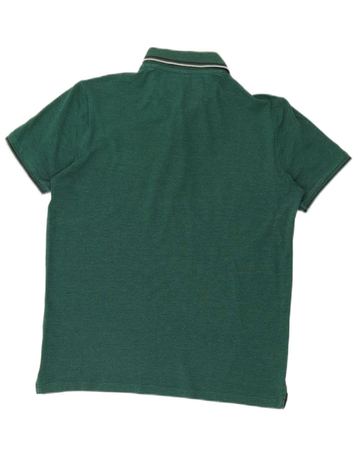 CHAMPION Mens Polo Shirt Small Green