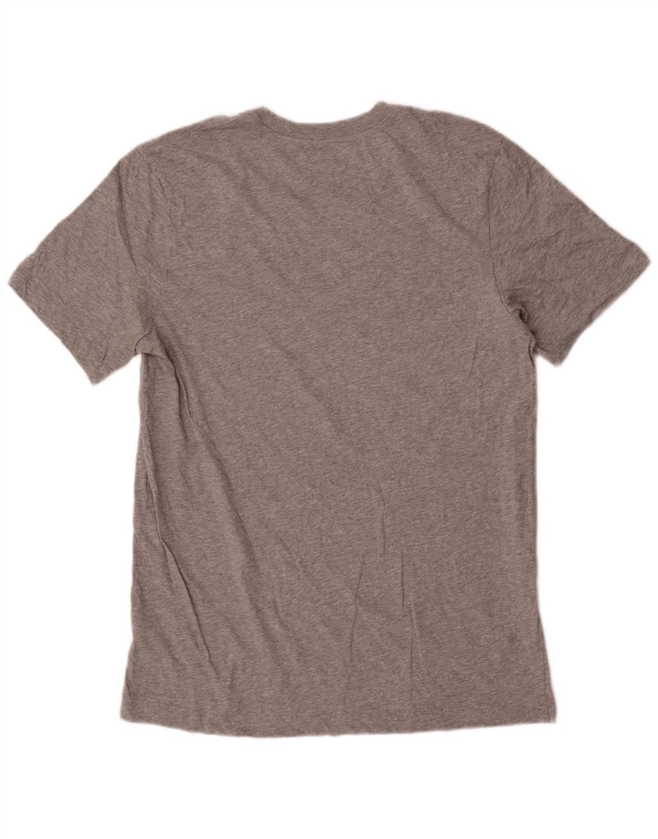 Nike T-Shirt Graphique Homme Gris Moyen Coton
