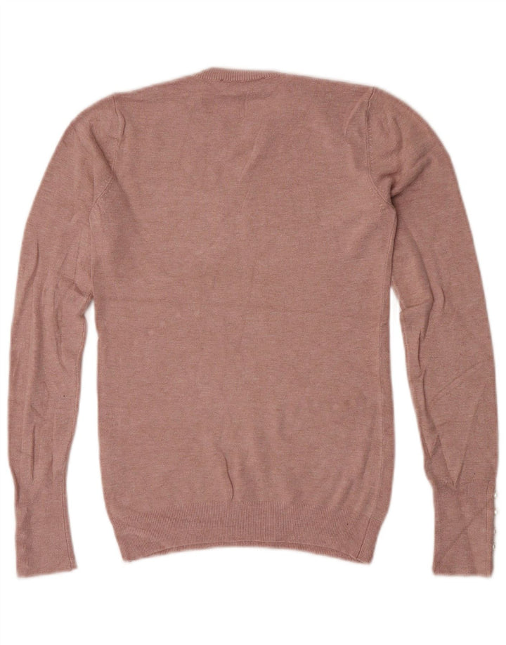 Zara Pull ras du cou pour femme UK 8 Small Rose
