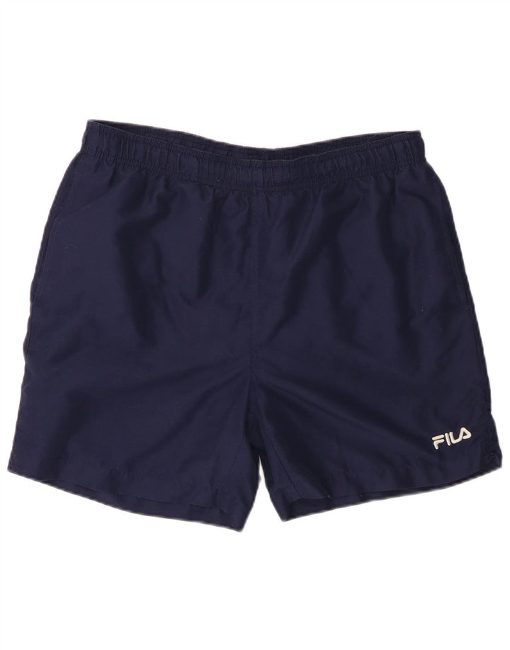 Fila Short de Bain Homme Bleu Marine Moyen Polyester