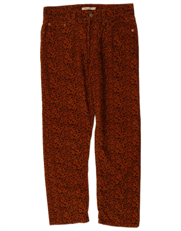 Pantalon droit en velours côtelé femme W31 L28