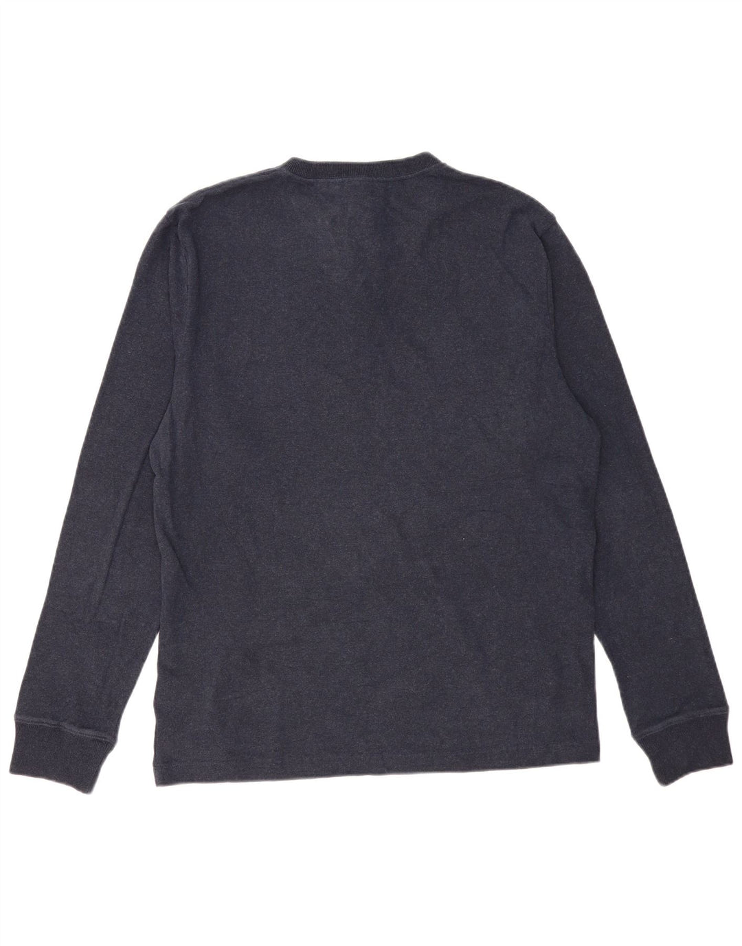 Superdry Homme Top Manches Longues 2XL Bleu Marine Coton