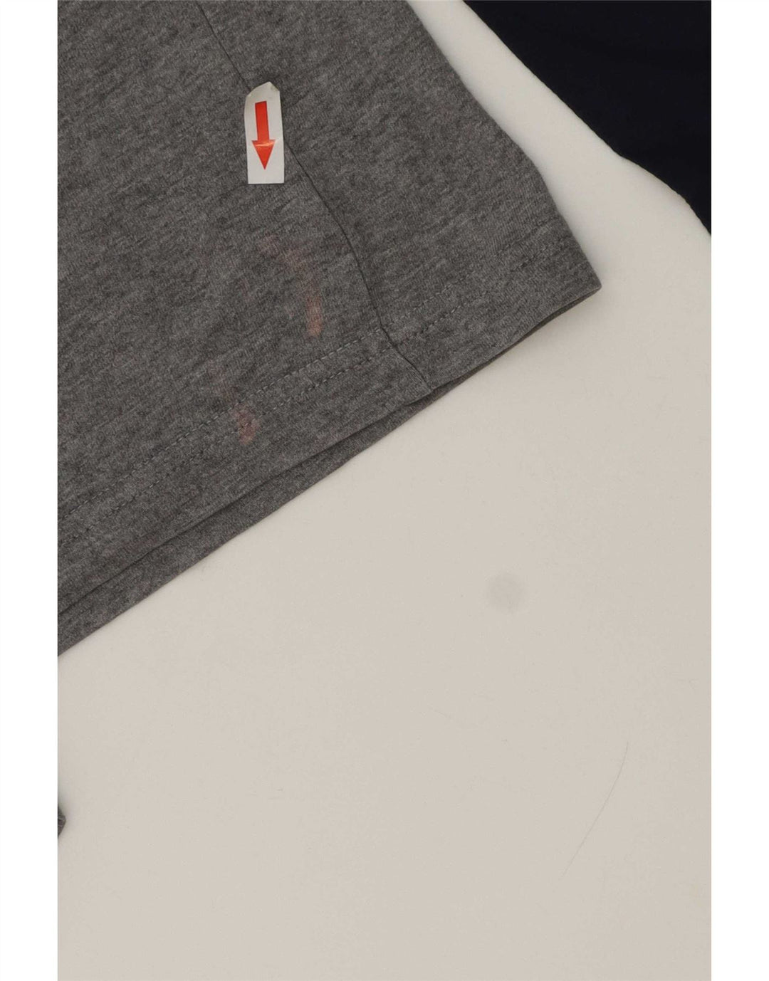 Fila Haut graphique à manches longues pour homme en coton color block Gris Taille S