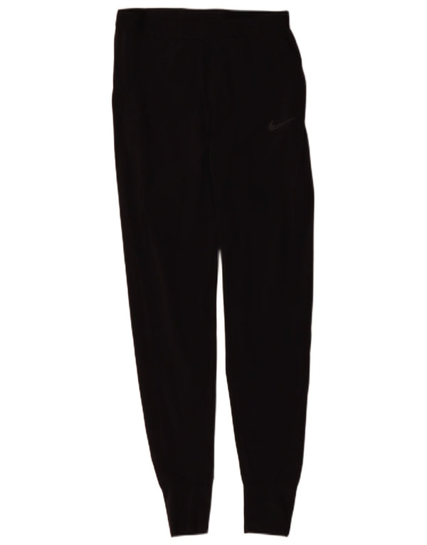 NIKE Pantalon de survêtement Dri Fit pour femme UK 6 XS Noir Polyester