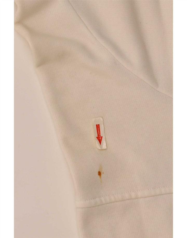 Nike Veste de survêtement pour femme UK 10/12 Coton blanc moyen