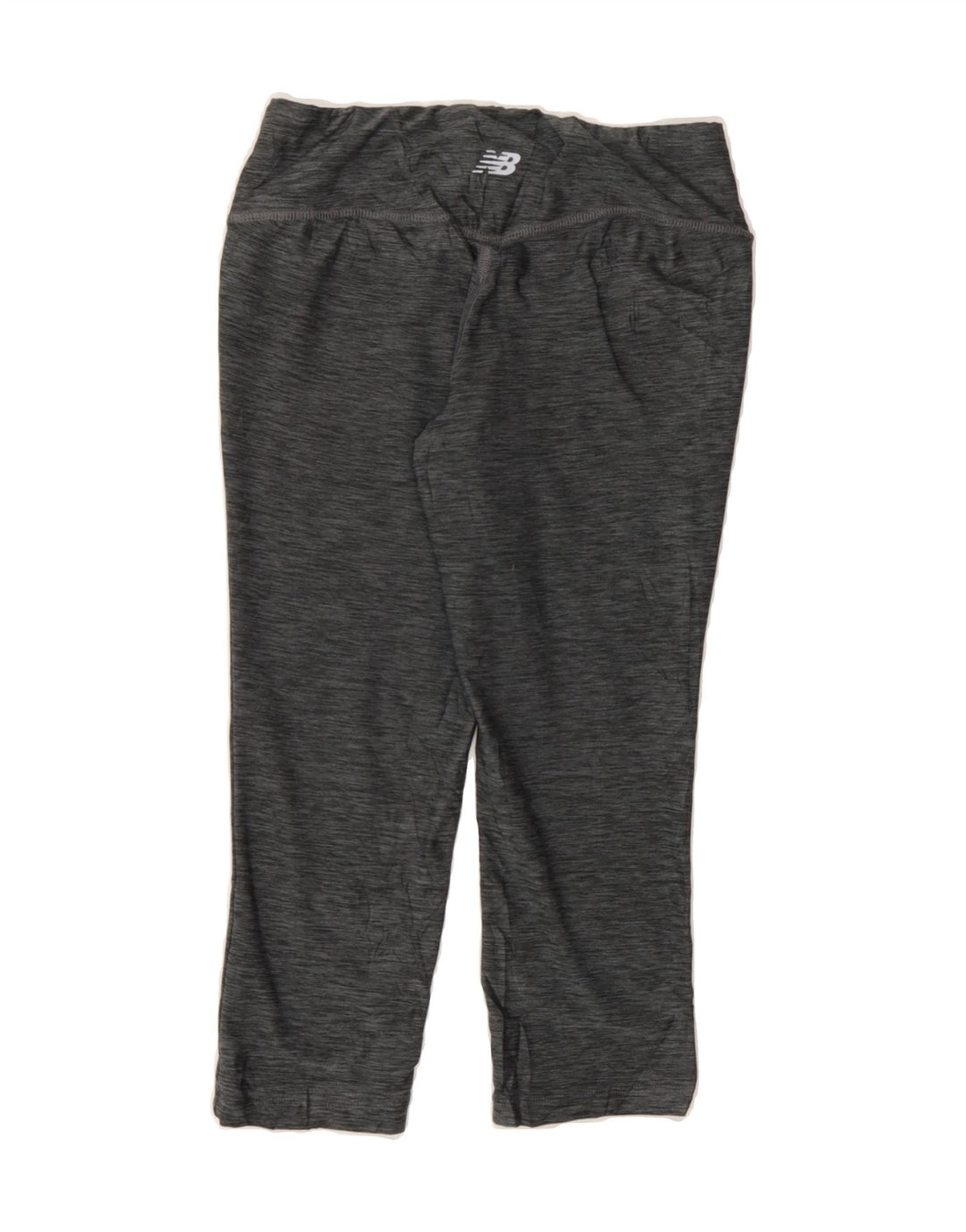 NEW BALANCE Womens Capri Leggings UK 8 Small  Grey Flecked Polyester Vintage New Balance and Second-Hand New Balance from Messina Hembry 