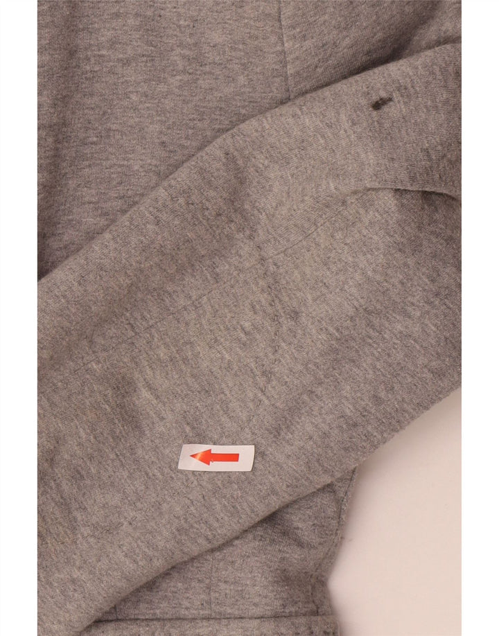 Zara Veste Blazer 2 Boutons Femme UK 10 Petit Gris Polyester