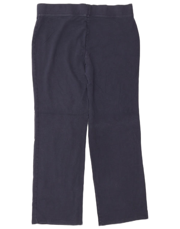 Marks & Spencer Pantalon de survêtement pour femme UK 16 Large Bleu marine Coton