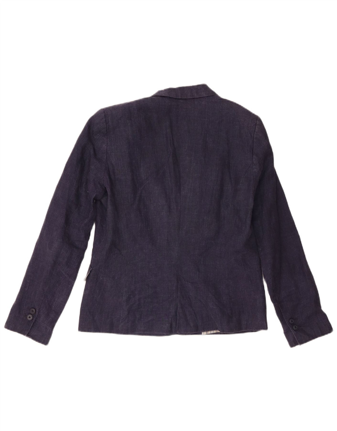 Zara Veste Blazer 1 Bouton Femme UK 16 Large Bleu Marine