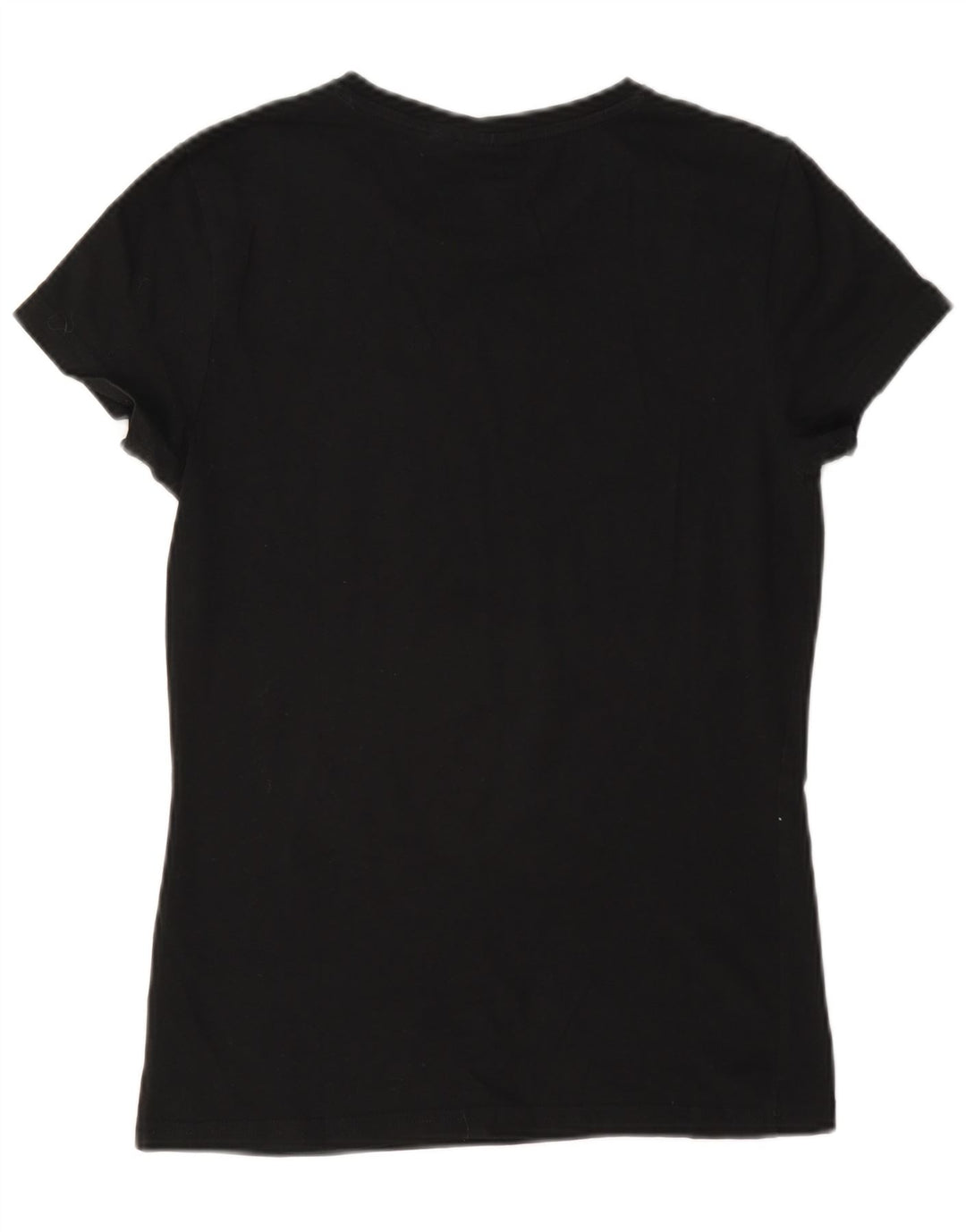 Puma T-shirt graphique régulier pour femme UK 12 Noir moyen Coton