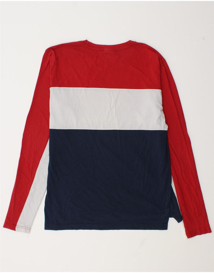 Fila Homme Tennis Graphic Top Manches Longues IT 46 Small Multicolore