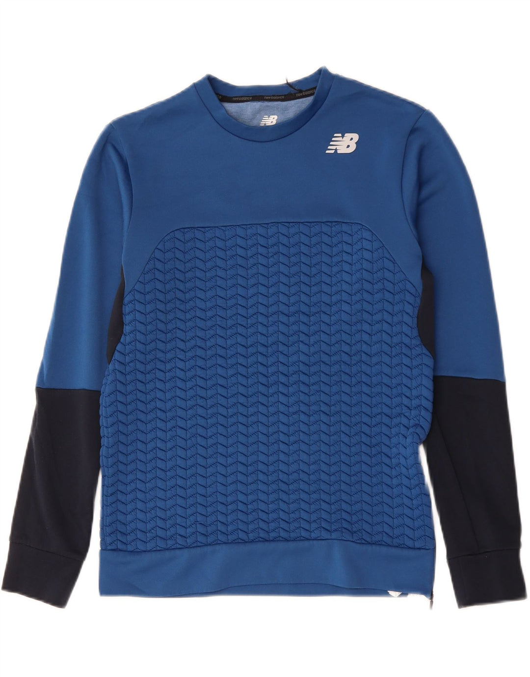 NEW BALANCE Sweat-shirt pour homme Petit Bleu Colorblock Polyester