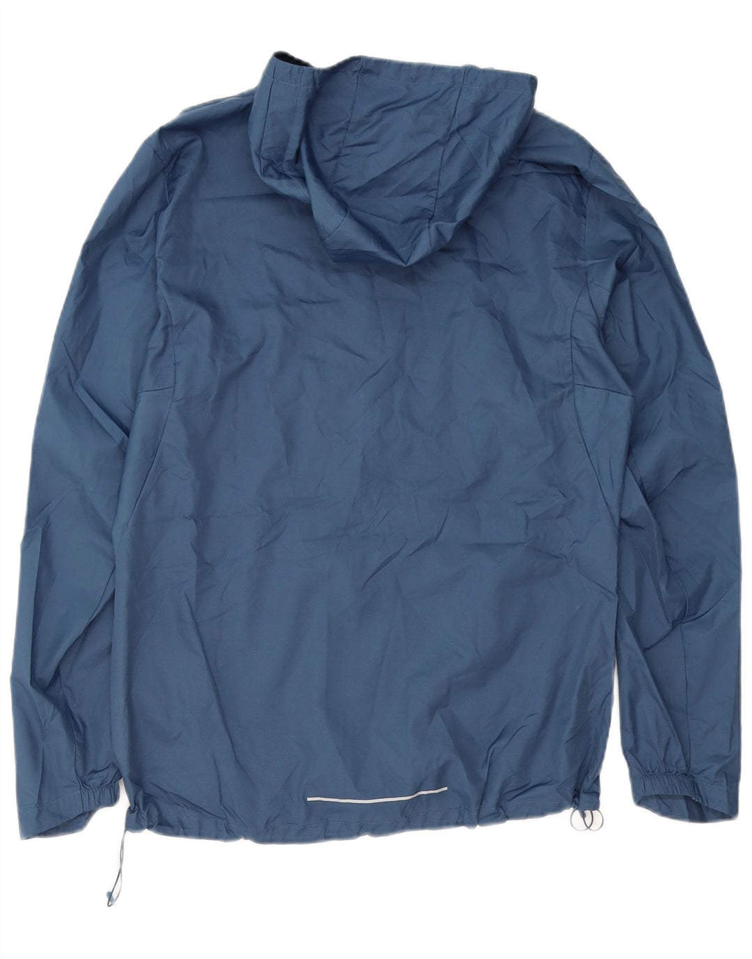 Adidas Veste de pluie à capuche pour homme UK 38 Bleu marine moyen Polyester