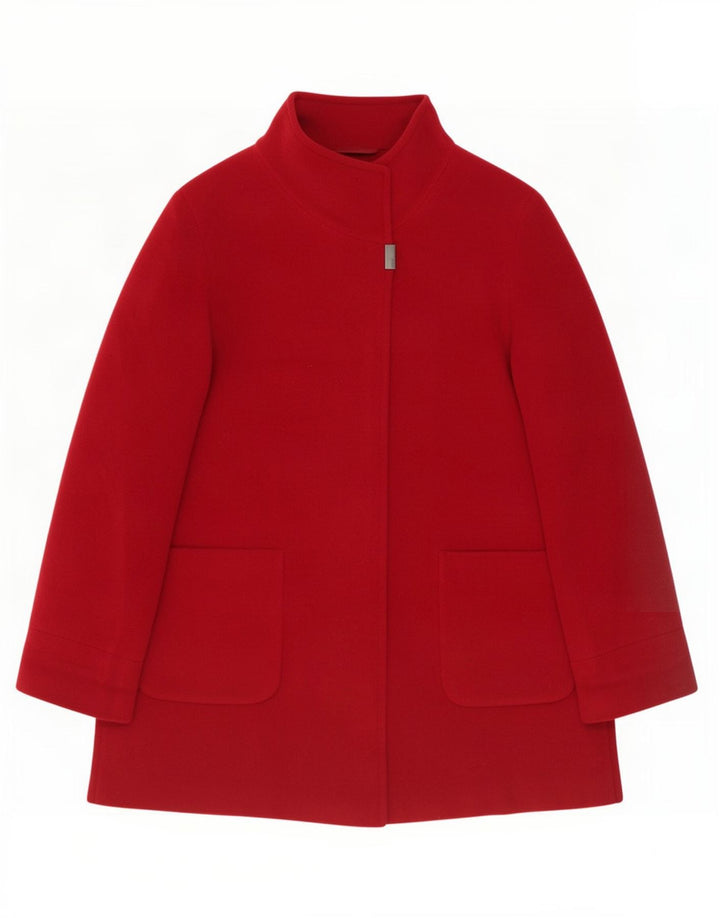 Basler Manteau Femme UK 12 Laine Rouge Moyen