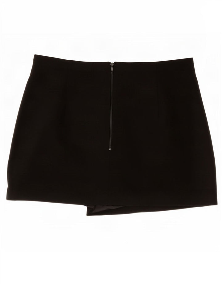 Zara Short décontracté pour femme Large W30 Noir Polyester