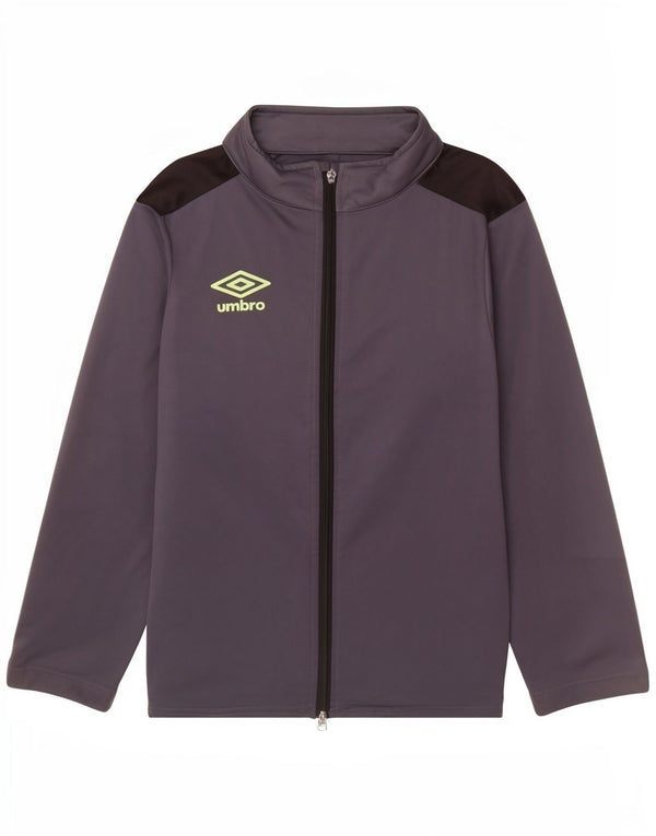 Umbro Veste de Survêtement Garçon 11-12 ans Gris Polyester